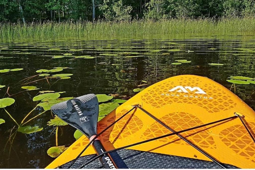 Egen Stuga Och Vedeldad Bastu Linghed Esterno foto